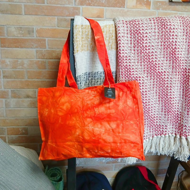 Príručná Taška Hop Hare - Púštny Oranžový Stonewash Efekt