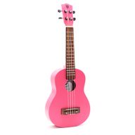 Ručne Vyrábané Ukulele - Svetlá Ružová Povrchová Úprava (4 struny)