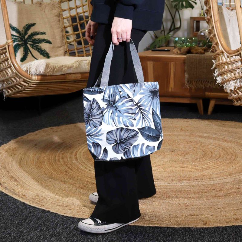 Tropická Praktická Taška Quick Shop Bag – (3x rôzne vzory) – 32x23x10cm