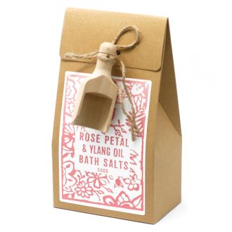 Soľ do Kúpeľa - 500g - Himalájska Soľ -  Ylang a Ruža