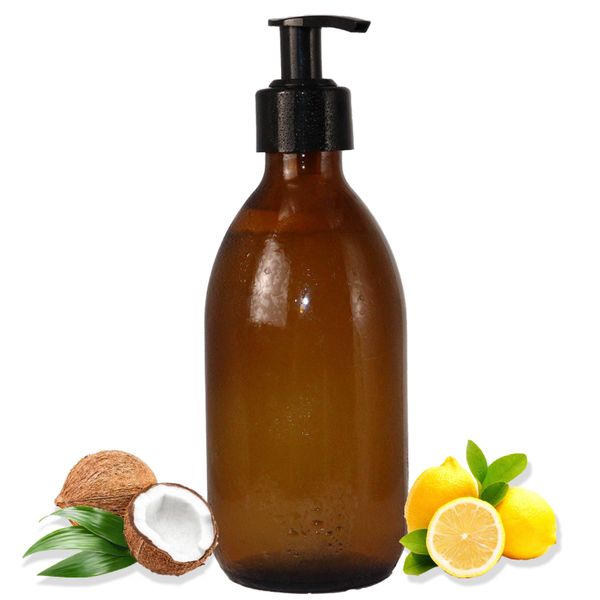 Sprchový Gél na Ruky a Telo - Kokos a Citrón 300ml - Bez Etikety