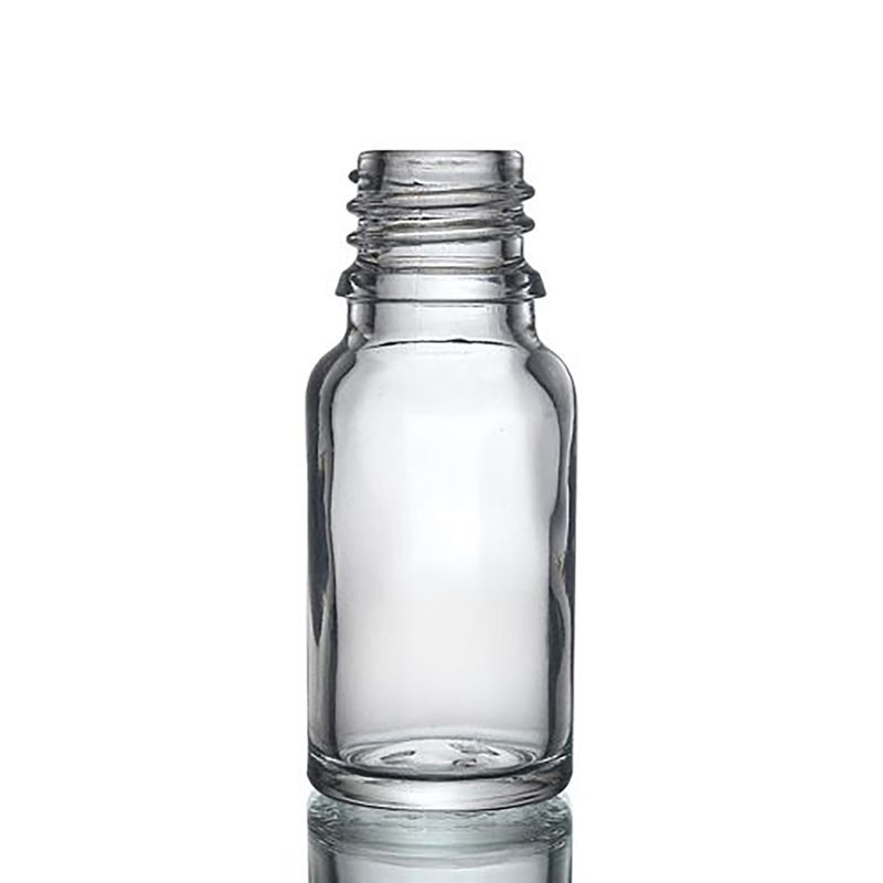 10ml  Číra Sklenená Fľaška - Bez Uzáveru