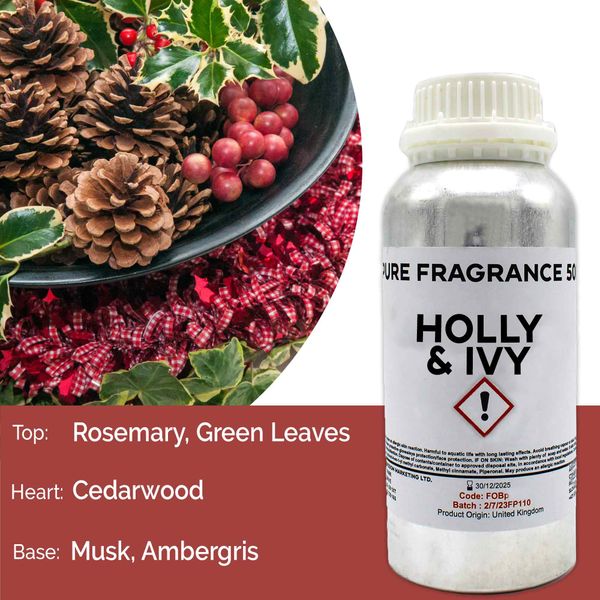 Čistý Vonný Olej - Holly a Ivy 500ml