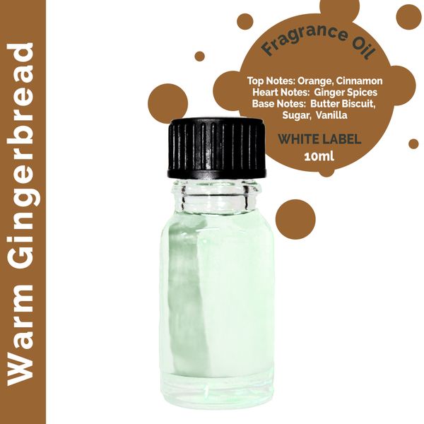 Vonný Olej - Teplý Perník 10ml - Bez Etikety