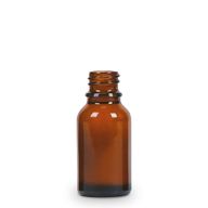 15 ml Fľaška z Jantárového Skla