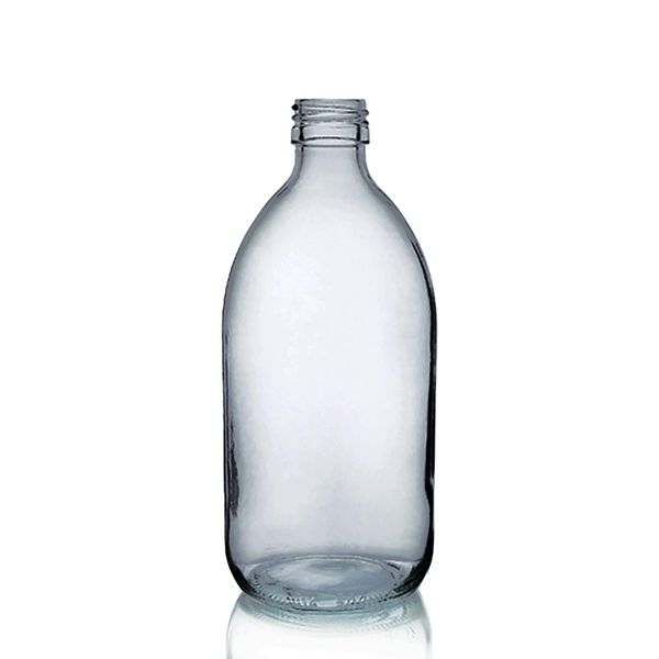 250 ml Liekovka zo Sivého Skla - Bez Uzáveru