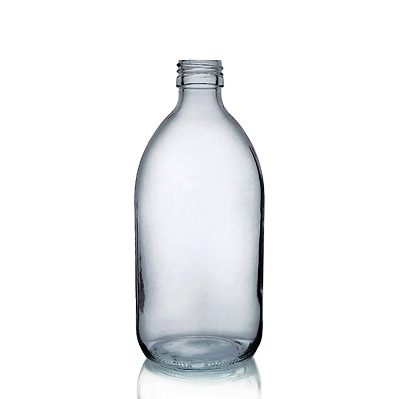 250 ml Liekovka zo Sivého Skla - Bez Uzáveru