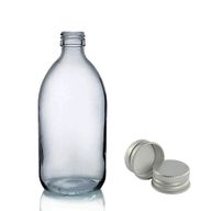 250 ml Liekovka zo Sivého Skla - Bez Uzáveru