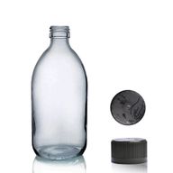250 ml Liekovka zo Sivého Skla - Bez Uzáveru