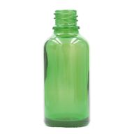 100ml Zelená Sklenená Fľaška - Bez Uzáveru