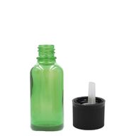 5 ml Zelená Sklenená Fľaška - Bez Uzáveru