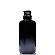 30ml Čierna Sklenená Fľaška - Bez Uzáveru