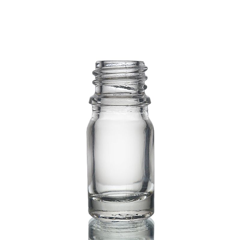 5ml Číra Sklenená Fľaška - Bez Uzáveru