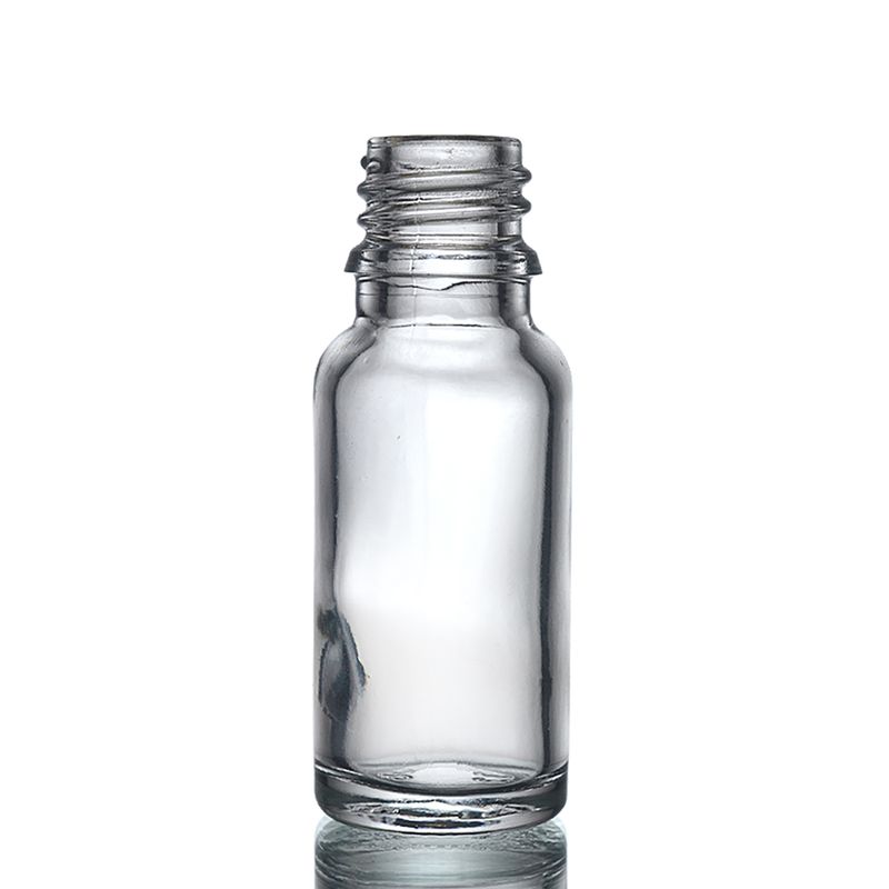 15ml  Číra Sklenená Fľaška - Bez Uzáveru