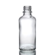 50ml  Číra Sklenená Fľaška - Bez Uzáveru