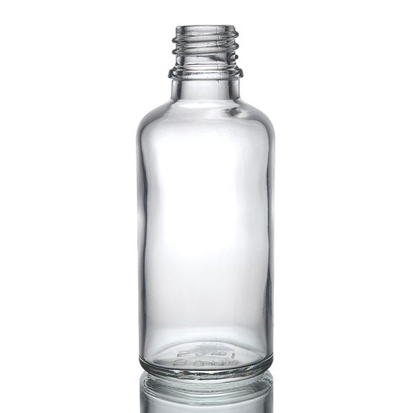 100ml  Číra Sklenená Fľaška - Bez Uzáveru
