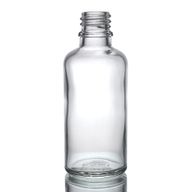 100ml  Číra Sklenená Fľaška - Bez Uzáveru