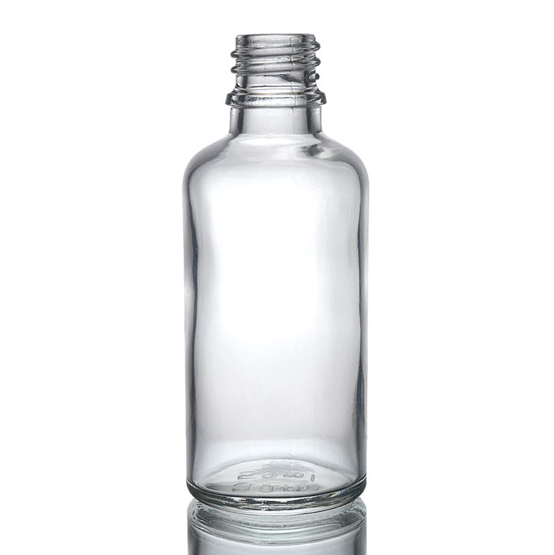 100ml  Číra Sklenená Fľaška - Bez Uzáveru