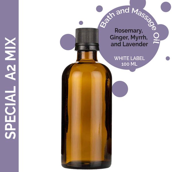 Špeciálny A2 Mix Kúpeľový a Masážny Olej - 100ml - Bez Etikety