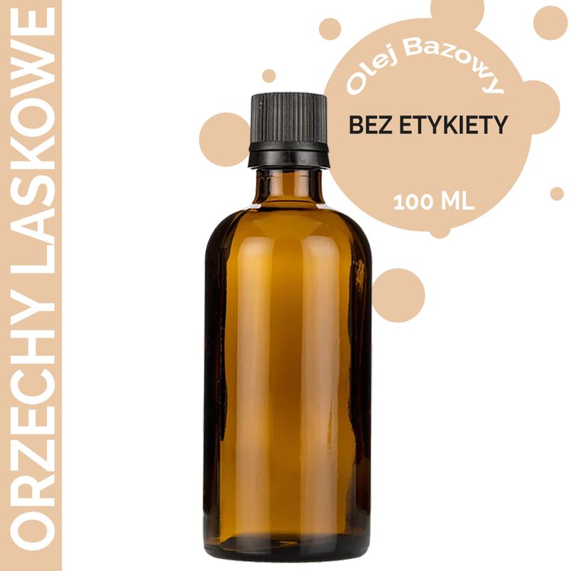 Olej z Lieskových Orechov - 100ml - Bez Etikety