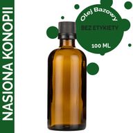 Olej z Konopného Semena - 100ml - Bez Etikety