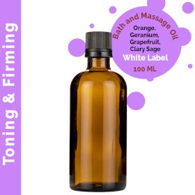 Kúpeľový a Masážny Olej - Tónovací a Spevňovací - 100ml - Bez Etikety