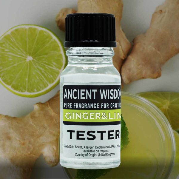 10ml Tester Vonného Oleja - Zázvor a Limetka