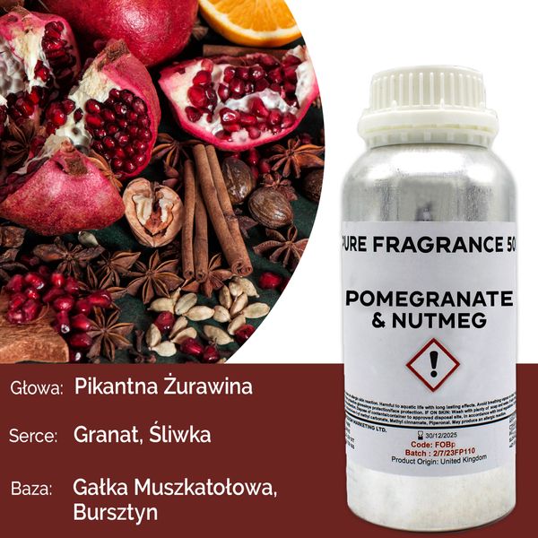 Čistý Vonný Olej - Granátové jablko a Muškátový oriešok 500ml