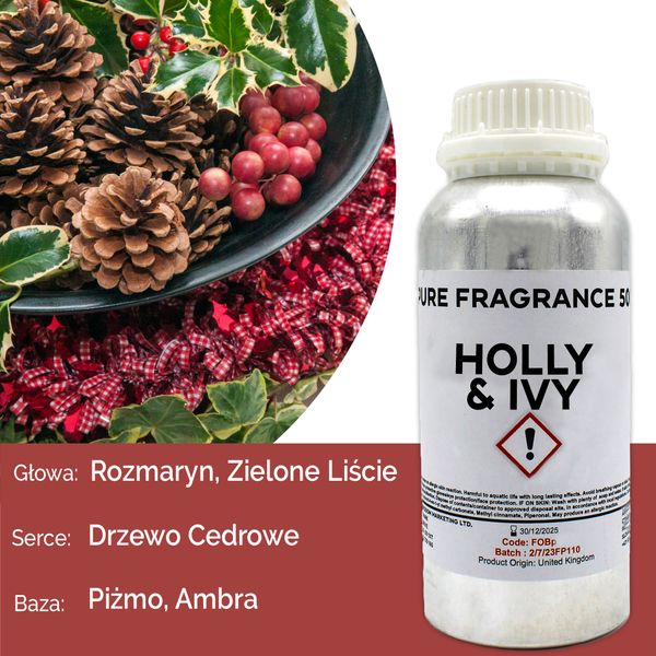 Čistý Vonný Olej - Holly a Ivy 500ml