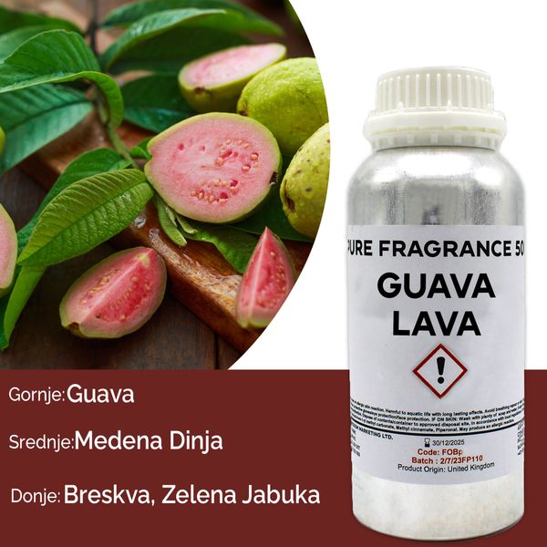 Čistý Vonný Olej - Guava 500ml