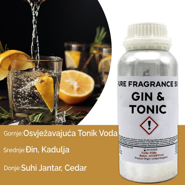 Čistý Vonný Olej - Gin & Tonic 500ml