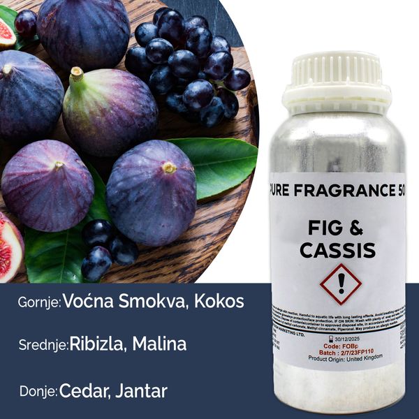 Čistý Vonný Olej - Figa a Ríbezľa 500ml
