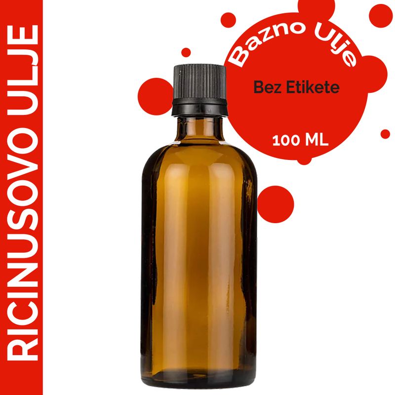 Ricinový Olej - 100ml - Bez Etikety