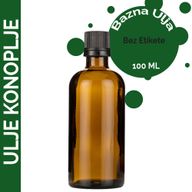 Olej z Konopného Semena - 100ml - Bez Etikety