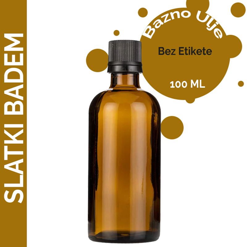 Sladká Mandľa Olej - 100ml - Bez Etikety