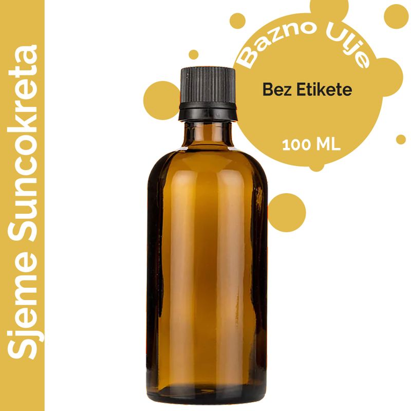 Slnečnicový Olej - 100ml - Bez Etikety