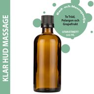 Kúpeľový a Masážny Olej Čistá Pokožka - 100ml - Bez Etikety