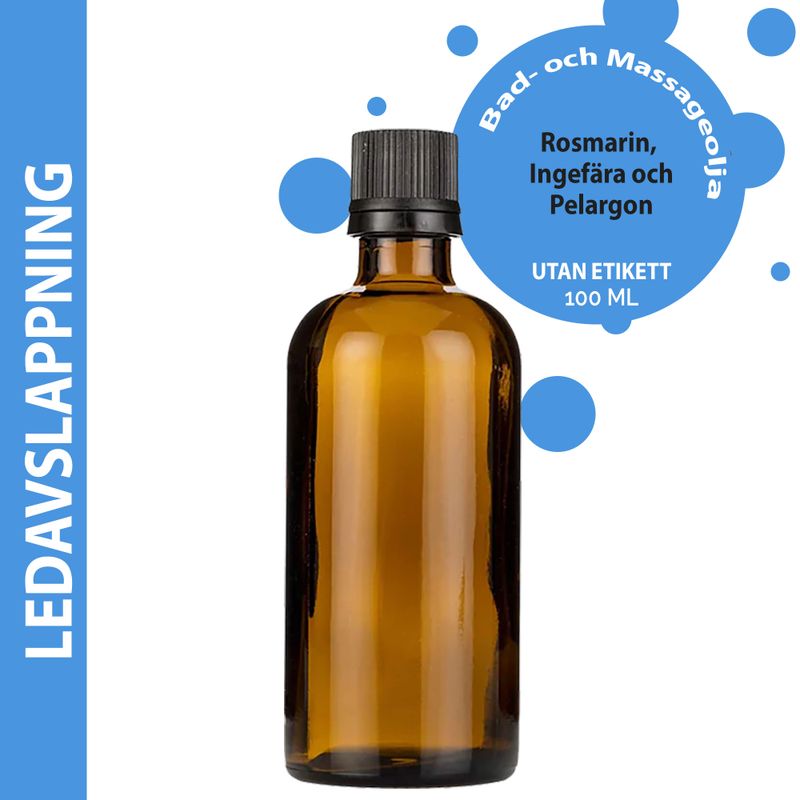 Kúpeľový a Masážny Olej na Kĺby - 100ml - Bez Etikety