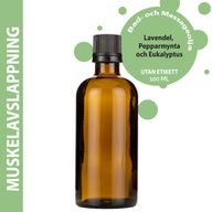 Kúpeľový a Masážny Olej na Uvoľnenie Svalov - 100ml - Bez Etikety