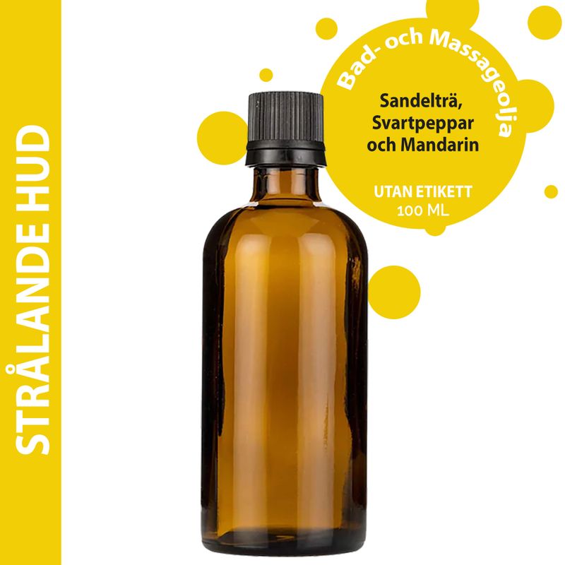 Kúpeľový a Masážny Olej - Santalové Drevo - 100ml - 100ml - Bez Etikety