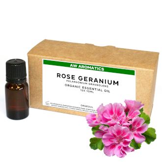 Ruža - Pelargónia Bio Esenciálny Olej 10ml - Bez Etikety