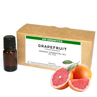 Grapefruit Bio Esenciálny Olej 10ml - Bez Etikety