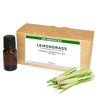 Citrónová Tráva Bio Esenciálny Olej 10ml - Bez Etikety