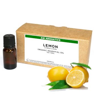Citrón Bio Esenciálny Olej 10ml - Bez Etikety