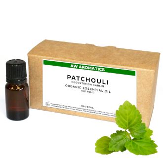 Pačuli Bio Esenciálny Olej 10ml - Bez Etikety