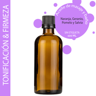 Kúpeľový a Masážny Olej - Tónovací a Spevňovací - 100ml - Bez Etikety