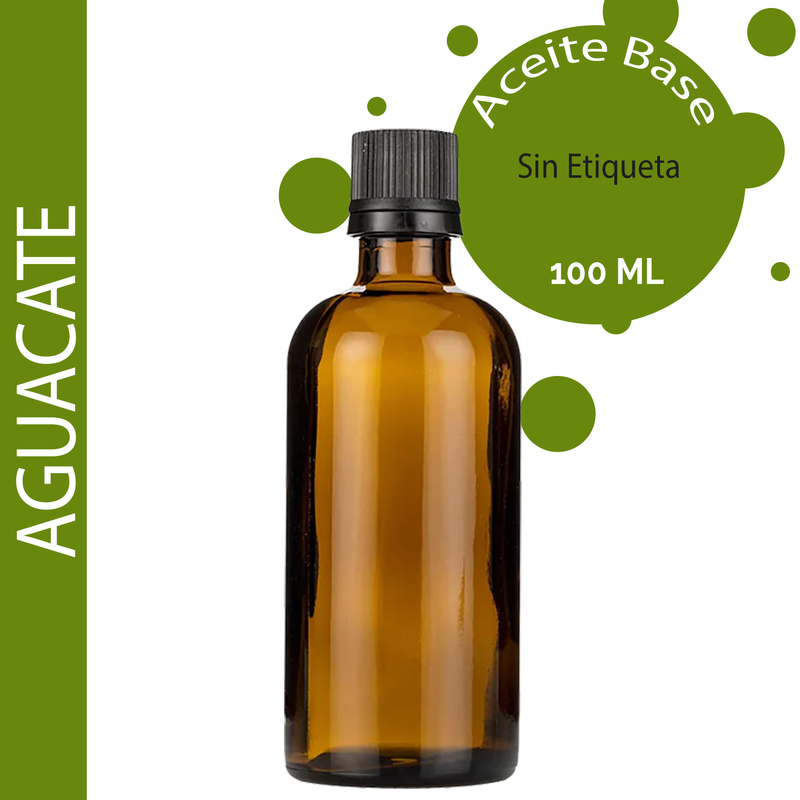 Avokádový Olej - 100ml - Bez Etikety