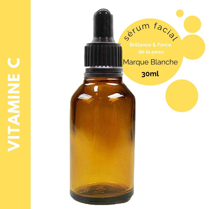 Sérum na Tvár s Vitamínom C 30 ml - Bez Etikety