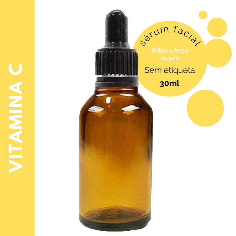 Sérum na Tvár s Vitamínom C 30 ml - Bez Etikety