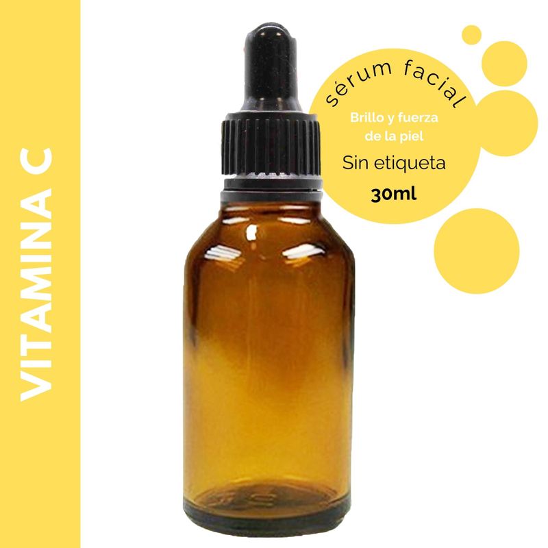 Sérum na Tvár s Vitamínom C 30 ml - Bez Etikety